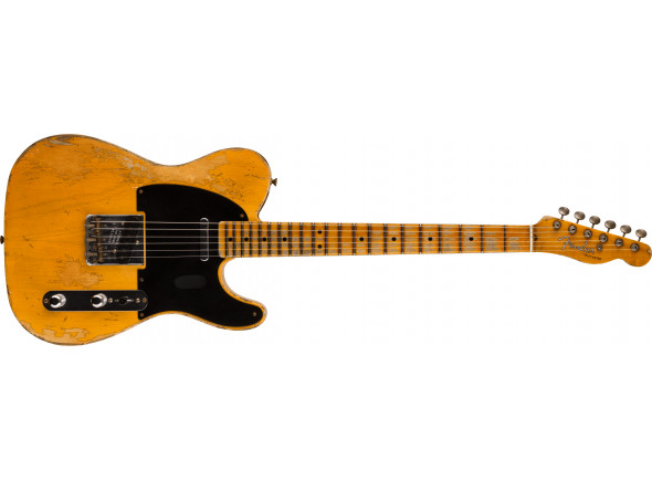 Fender  52 Telecaster Super Heavy Relic Maple Neck Aged Nocaster Blonde